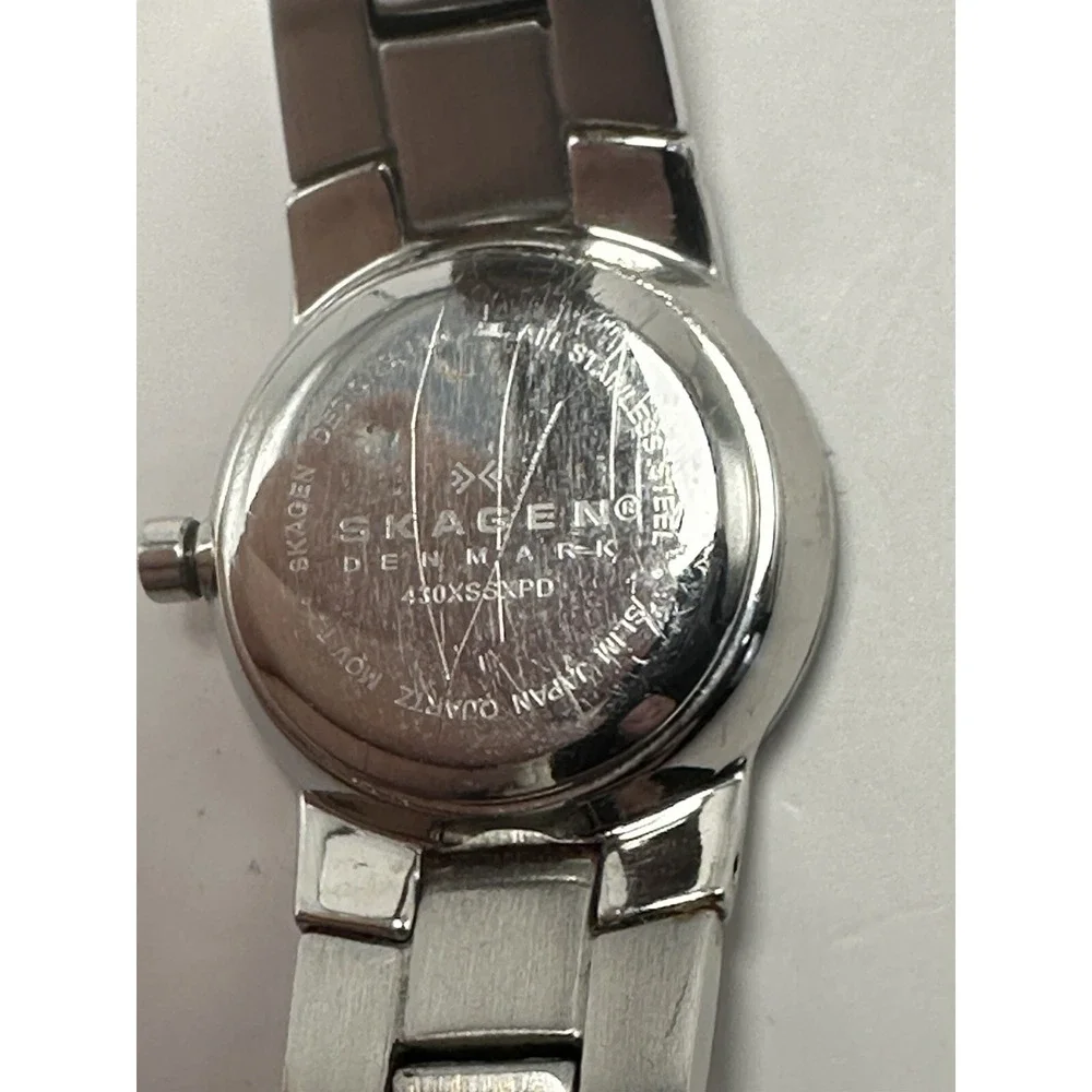 Skagen 430XSSXPD Ladies Watch New Battery MOP 22MM 6